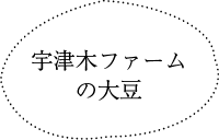 宇津木ファームの大豆